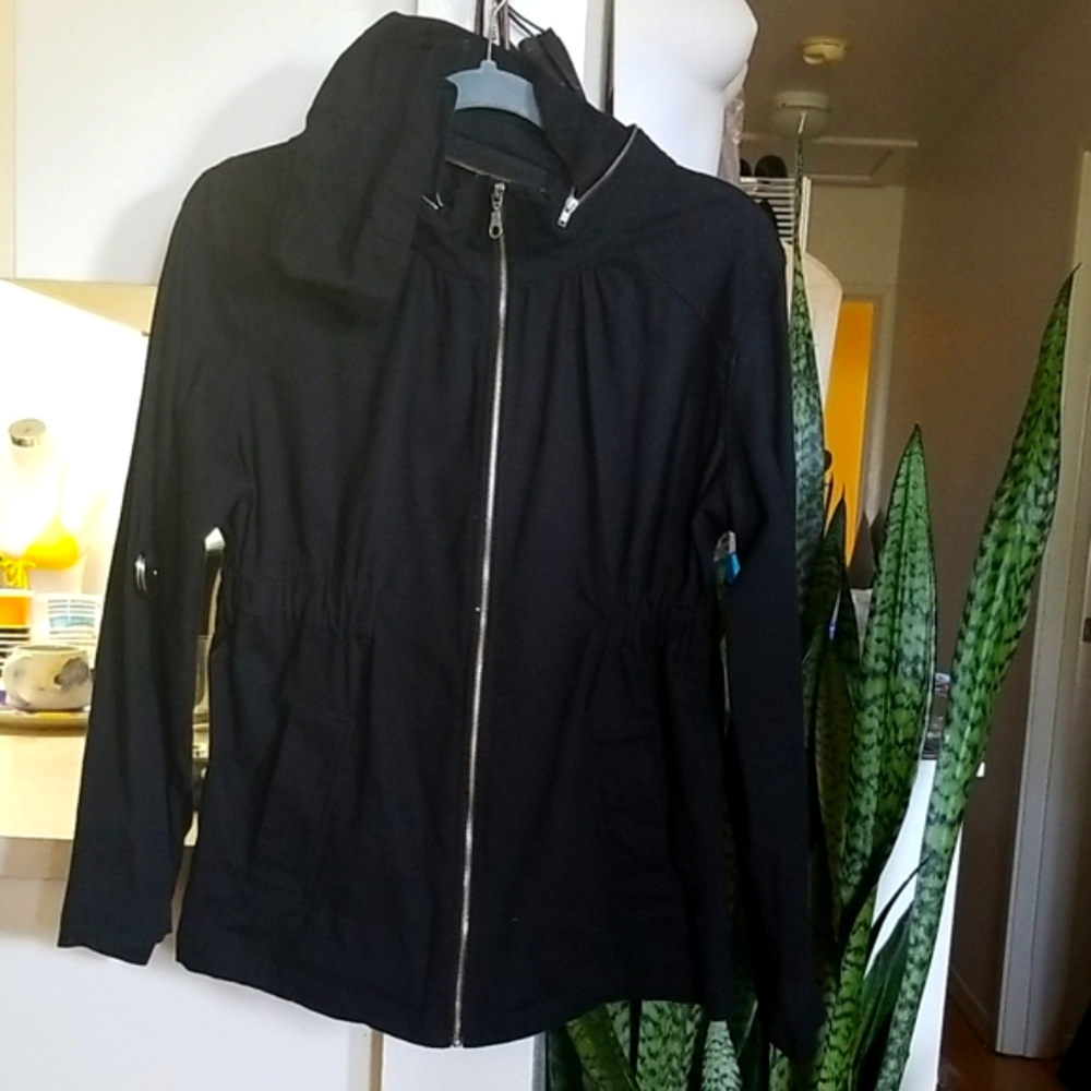🌺0011🤙Stylish VTG Women's Black Utility Jacket🌸CASE#AEL4G
